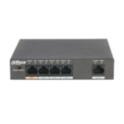 DAHUA-1789 | Switch PoE (máximo 60W) no gestionable L2 de gama comercial con 4 puertos Fast Ethernet PoE + 1 puerto Fast Ethernet
