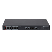 DAHUA-3227 | Dahua Manageable Switch (L2) with 16 PoE 100Mbps ports + 2 Gigabit combo ports