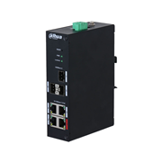 DAHUA-4112 | Switch PoE+ L2 de 4 puertos PoE y 3 puertos Uplink GIgabit