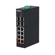 DAHUA-4254 | Switch PoE Industrial L2 de 8 puertos