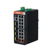 DAHUA-4452 | Switch industrial L2 de 20 puertos con 16 PoE