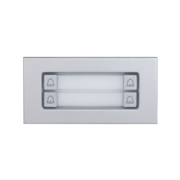 DAHUA-4786 | Module de boutons-poussoirs à 4 boutons avec boîtier en aluminium, IP65 et IK07