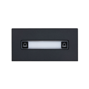 DAHUA-4788 | Module de boutons-poussoirs à 2 boutons avec boîtier métallique, IP65 et IK07