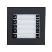 DAHUA-4790 | Module de 10 boutons poussoirs avec boîtier métallique, IP65 et IK07