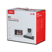 DAHUA-5224 | Kit portier vidéo IP Dahua avec station extérieure, moniteur intérieur et PoE