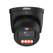 DAHUA-5339 | Dôme IP Dahua WizSense 3 noir 4MP avec TiOC PRO et objectif motorisé pour extérieur