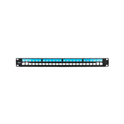 DAHUA-5377 | Patch panel Dahua UTP de 24 portas 1U sem blindagem para rack de 19 polegadas