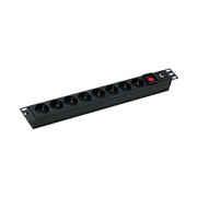 DAHUA-5389 | Régua PDU Dahua para rack 19" com 8 tomadas europeias e 4000 W