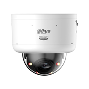DAHUA-5437 | Domo IP Dahua WizMind 5 anticorrosão de 4MP com WizColor, PTRZ e dissuasão ativa