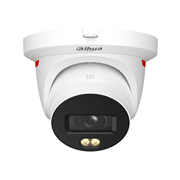 DAHUA-5572 | Minidome IP Dahua WizSense 2 de 4MP com WizColor X, AI-ISP 2.0 e visão noturna a cores para exterior