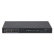 DAHUA-986N | Switch Dahua Gestionable (L2) de 16 puertos PoE 100Mbps + 2 puertos combo Gigabit