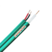 DEM-1317 | Cable coaxial KX6 combi de RG-59+2 X 0,81 Rollo de 100 mts
