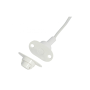 DEM-1581 | ALARMTECH embeddable magnetic contact with 2 meters of 4-wire white cable