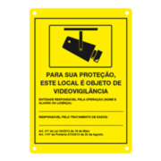 DEM-281P | Placa de CCTV en portugués   