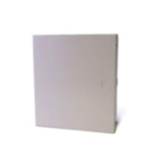 DSC-131 | Caja metálica en color blanco vacía con puerta desmontable para centrales PowerSeries Pro