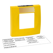 ESSER-67 | Carcasa de plástico amarillo para pulsador modular