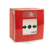 ESSER-75 | Pulsador manual de alarma IQ8 de ESSER compacto con tapa protectora