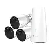 EZVIZ-28 | Kit de tres cámara WiFi IP EZVIZ de 2MP para exterior + estación base
