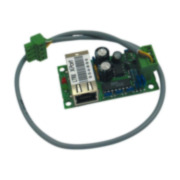 FOC-812 | Adaptador RS232 a Ethernet diseñado para conectar el panel de control de luz de emergencia FOC-798 (EL-2) a una red Ethernet.