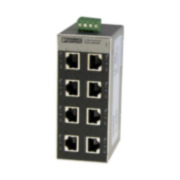 FOC-817 | Switch Ethernet de 8 puertos que se puede utilizar para dividir una red Ethernet y extender el cableado CAT.