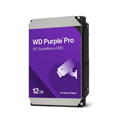 HDD-12TB-PRO | Disco duro WD Purple Pro de 12 TB para videovigilancia con AllFrame AI