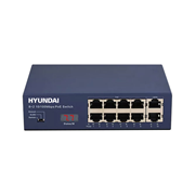 HYU-263N | Unmanaged switch with 8 PoE ports 10/100M + 2 uplink ports