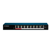 HYU-624 | Commutateur commercial non géré avec 8 ports PoE 10 / 100M + 1 port de liaison Uplink