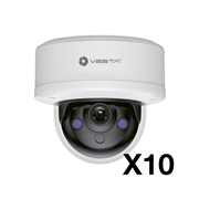 IPC-D14-E-PACK10 | Kit of 10 outdoor 4MP Dual Light Eco IP domes