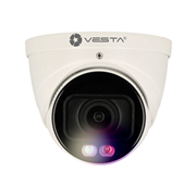 IPC-T54-ZAS-PV | Domo IP exterior de 4 MP VESTA Advanced Video Smart Dual Light Dark Killer Active Deterrence
