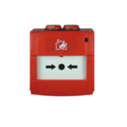 NOTIFIER-213 | Pulsador de alarma por rotura de cristal con contacto NA o NC, de color rojo para sistemas convencionales.