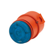 NOTIFIER-263 | IS-mC1-BL Combinación de luz de flash LED y alarma acústica de 100 dB, Atex, 24VDC, LED azul, certificado para su uso en