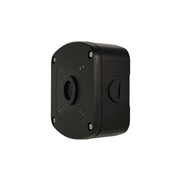 PF180-B-V2 | VESTA Advanced Video black aluminium junction box for dome or bullet cameras