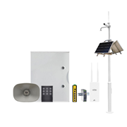 SAM-4806 | Kit solaire + bâton + mégaphone + projecteur