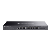 TPLINK-057 | Switch L2+ com 24 portas Gigabit RJ45 e 4 portas SFP+ 10 Gigabit