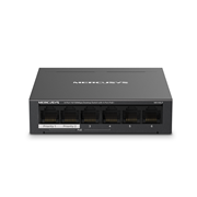 TPLINK-204 | Mercusys 6-port Fast Ethernet Switch with 4 PoE+ ports