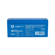 VBAT-1N | Batería recargable AGM VRLA VESTA de 12 V y 2 Ah con tecnología CCDR