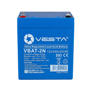 VBAT-2N | Bateria recarregável AGM VRLA VESTA de 12 V e 5 Ah com tecnologia CCDR