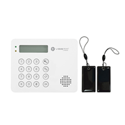 VESTA-125 | Combined wireless RF (incorporates F1) + wired keypad with proximity reader for radio and VESTA hybrid systems