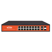 WITEK-0012 | Gigabit 16 PoE + 2 Ethernet Uplink + 2 SFP Gigabit Manageable PoE Switches 