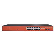 WITEK-0017 | 16 Gigabit Ethernet + 2 Gigabit SFP unmanaged switch