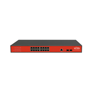 WITEK-0090 | Switch PoE+ gestionable L2 de 16 puertos Gigabit