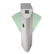 ZK-189 | Barrera biométrica Zkteco de doble aleta para un carril adicional de acceso