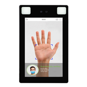 ZK-270 | ZKTeco multibiometric access control terminal. Visible Light facial recognition technology. Improved hygiene with biometric verification without contact. Mask detection. Ultra-fast anti-counterfeiting facial algorithm. Computer Vision technology for contactless palm recognition. Compatible with the ZKBioSecurity software platform.