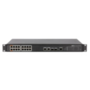 DAHUA-987 | Switch Comercial Gestionable (L2+) de 16 puertos Fast Ethernet PoE (Max 240W) + 2 puertos combo (2 puertos Gigabit Ethernet o SFP 1000 Base-X)