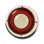 DEM-1077 | Sirena interior formato circular con flash