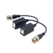 HYU-155 | Pack de dos transceptores pasivos de 1 canal de vídeo HDCVI, HDTVI y AHD por par trenzado
