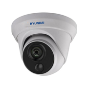 HYU-482 | HD-TVI fixed dome PIR series with Smart IR of 20 m and motion detection by active PIR, for outdoors