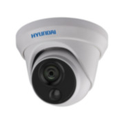HYU-482 | HD-TVI fixed dome PIR series with Smart IR of 20 m and motion detection by active PIR, for outdoors