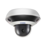 HYU-484 | Domo motorizado IP de 30°/seg. para interior con 3 cámaras fijas de visión general y 1 motorizada