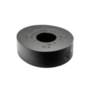 SAM-4358 | Mount and junction box  base for cameras and varifocal domes, big size. dark grey color